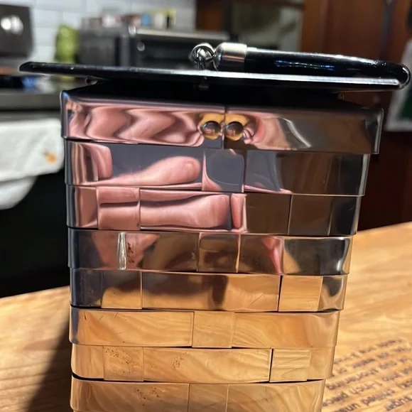 Vintage Dorset Rex fifth avenue bag from the 50s. Metal! Basket weave - Picture 8 of 15